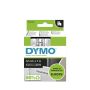 DYMO 45013 D1-teippi musta/valkoinen 12mm x 7m
