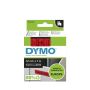 DYMO 45017 D1-teippi musta/punainen 12mm x 7m