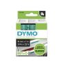 DYMO 45809 D1-teippi musta/vihreä 19mm x 7m